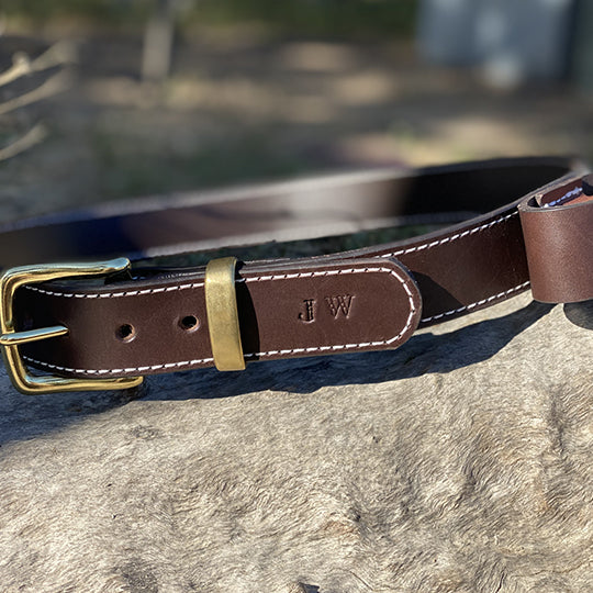Custom made leather work Belt