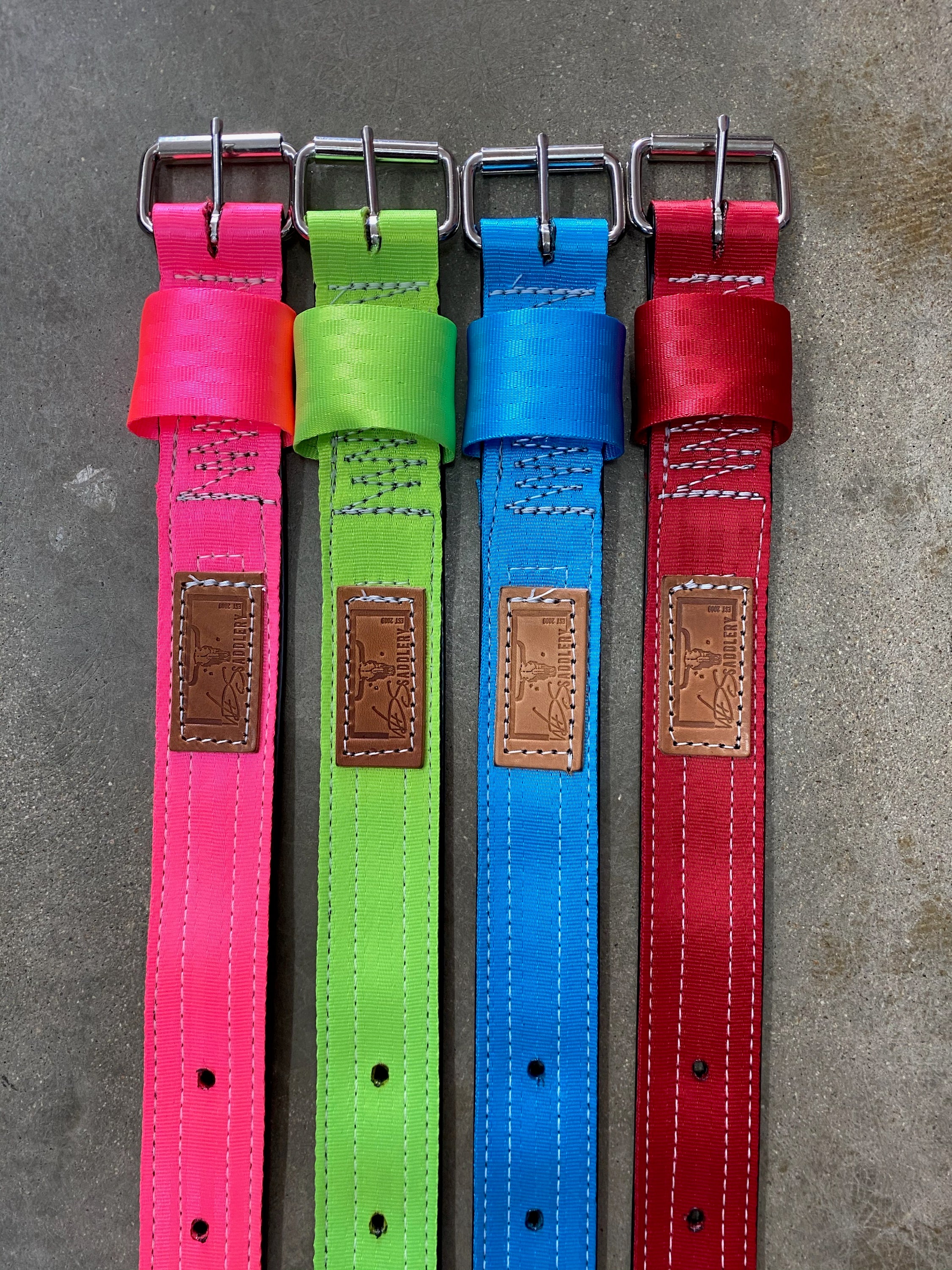 Seat Belt/PVC Fluro Bull Straps